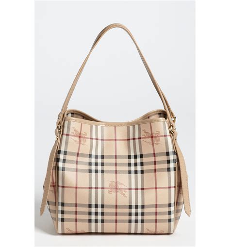 burberry haymarket check tote bag.